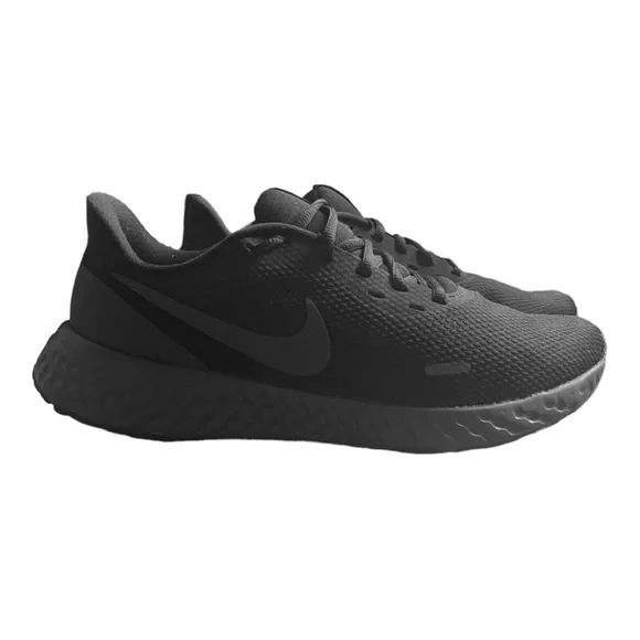 NIKE REVOLUTION 6 RUNNING SNEAKER IN BLACK/ ANTHRACITE - Picture 11 of 13